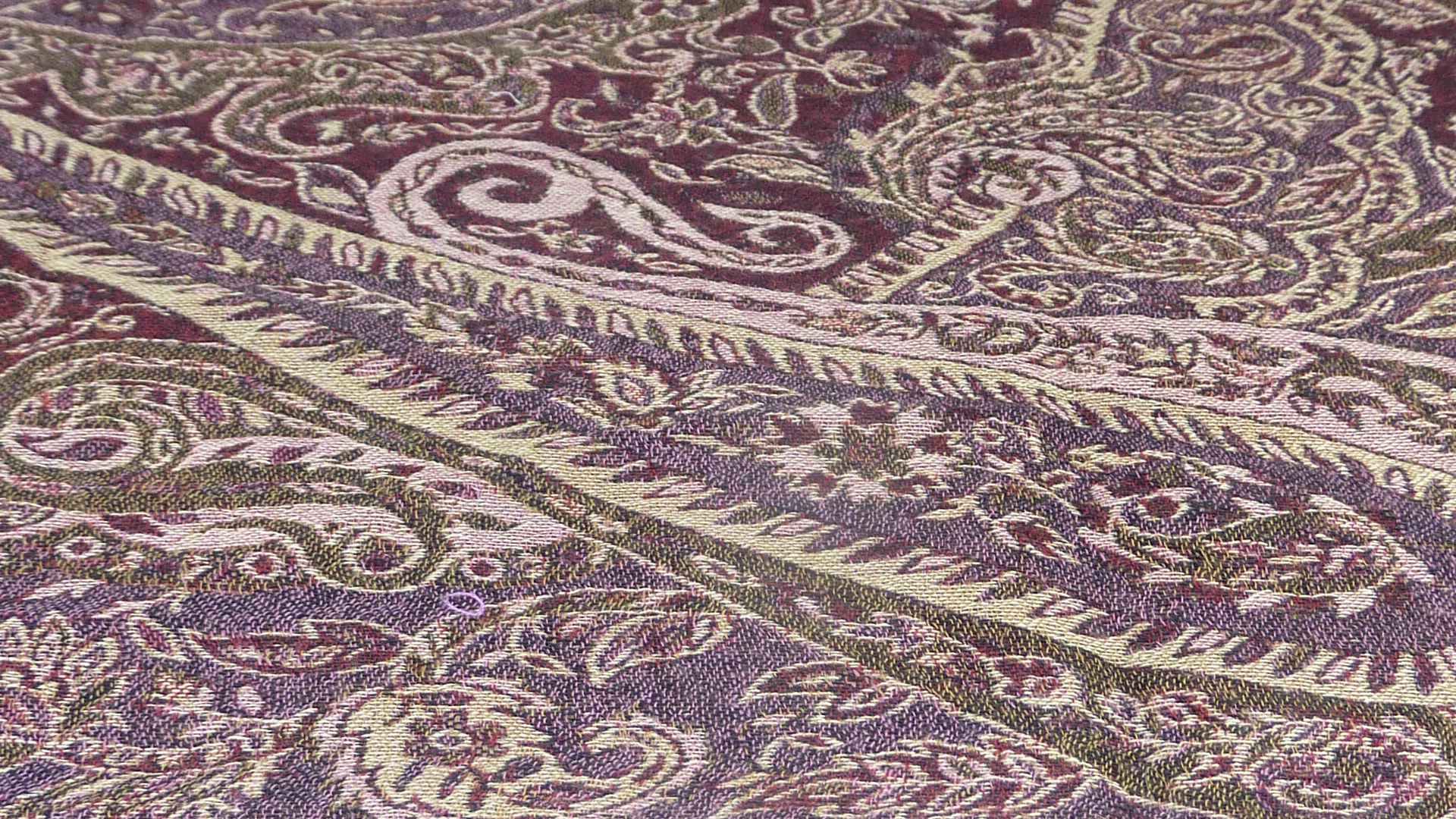 Muffler Scarf 3493 in Fine Pashmina Wool from the Heritage Range by Pashmina & Silk