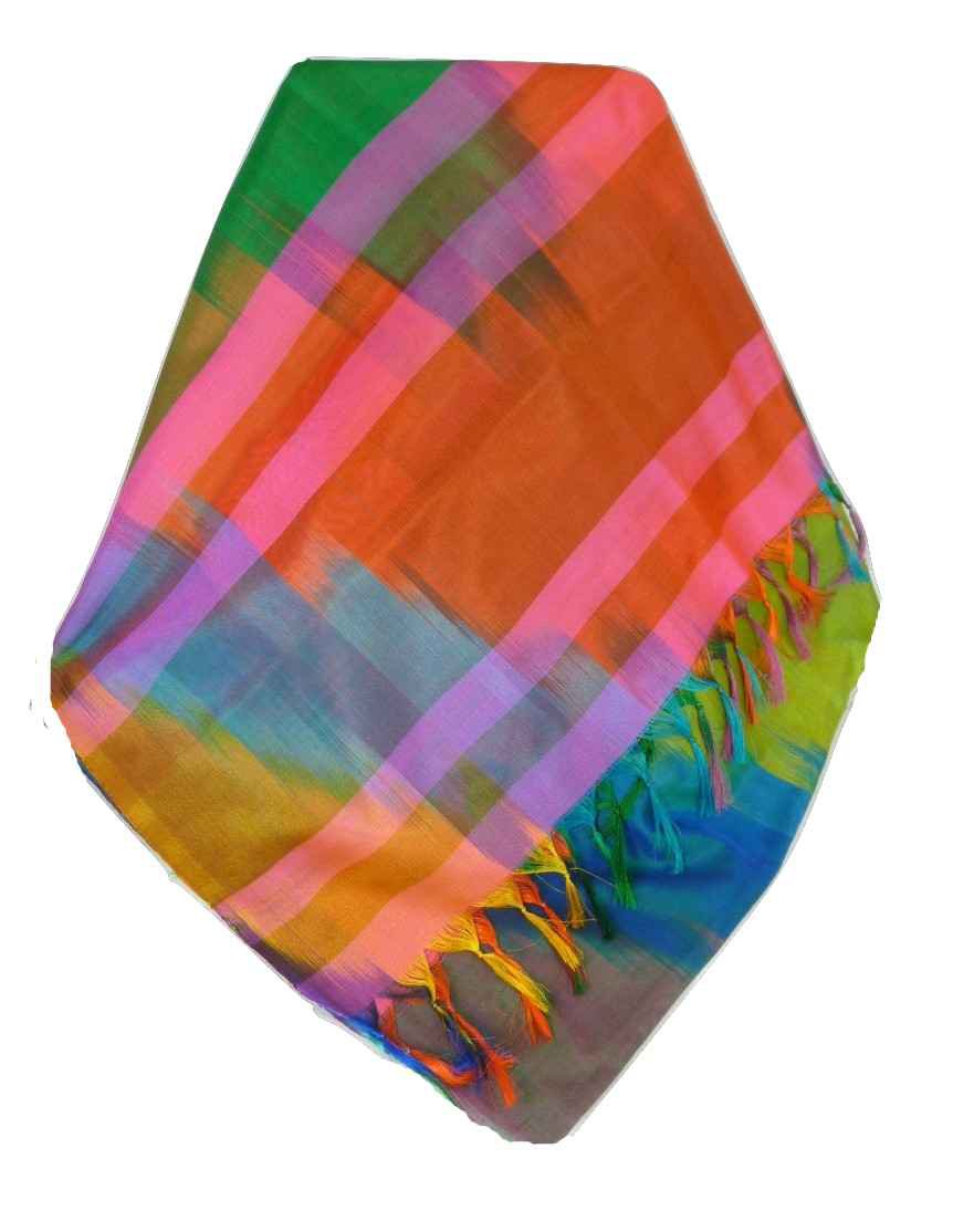 Varanasi Premium Silk Long Scarf 9089 GIFT BOX WRAPPED by Pashmina & Silk