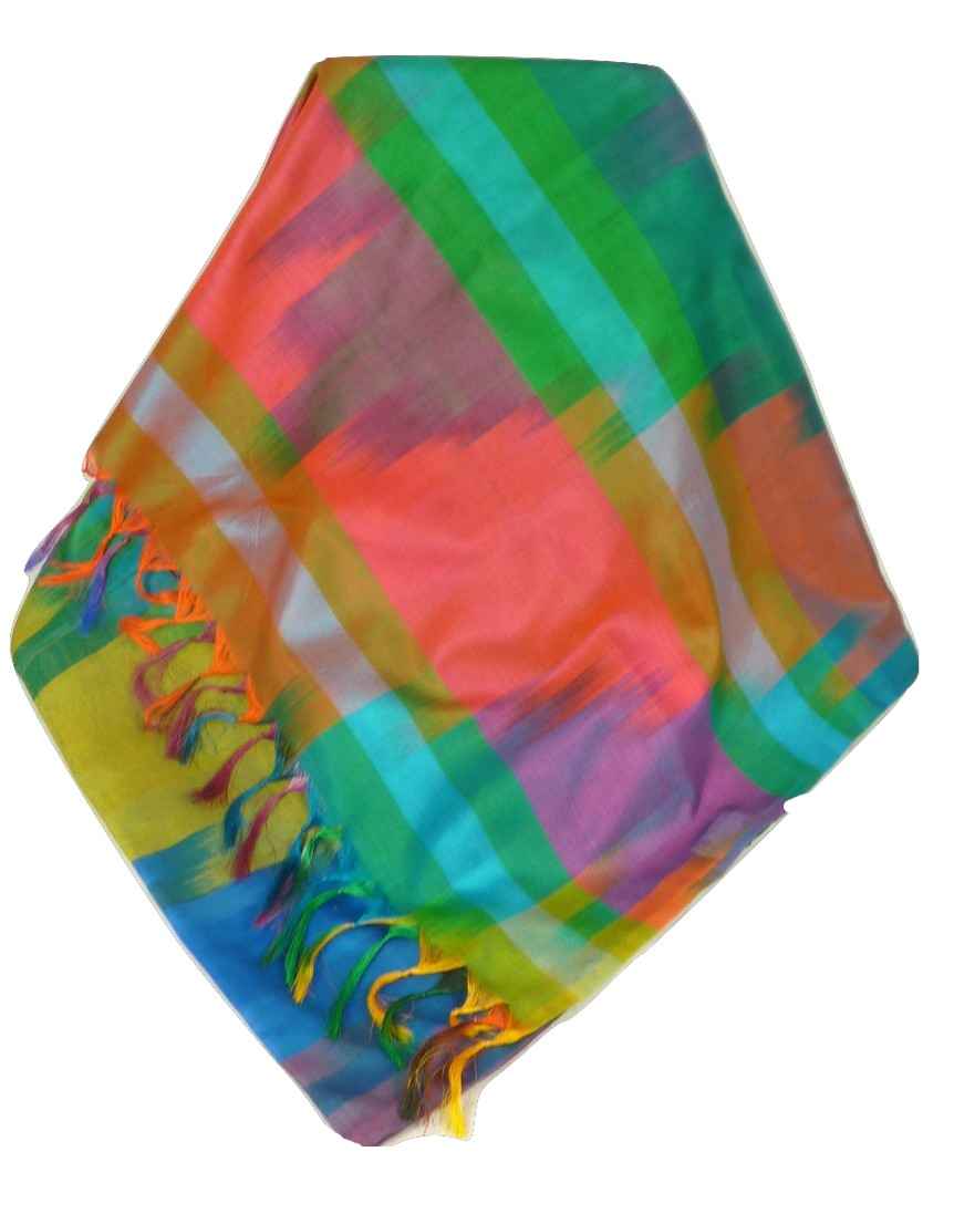 Varanasi Premium Silk Long Scarf 4539 GIFT BOX WRAPPED by Pashmina & Silk