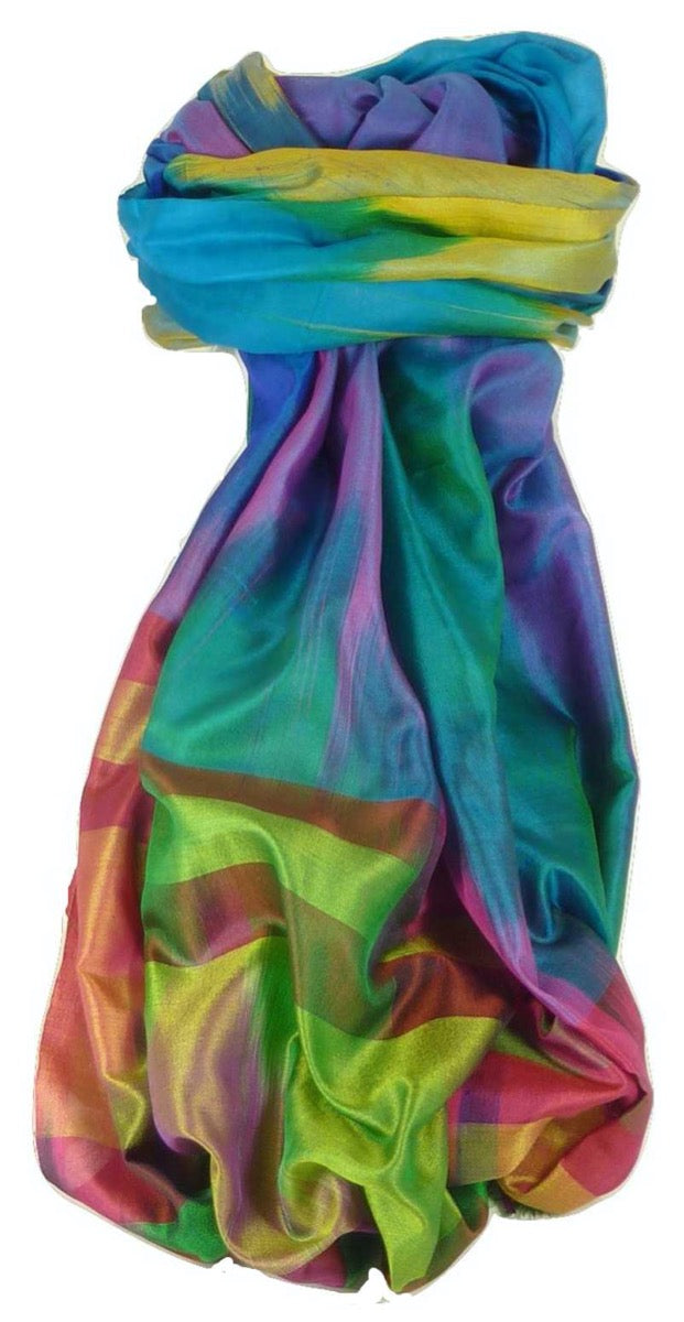 Varanasi Ekal Sciarpa di Seta Heritage Shan 7 da Pashmina & Silk