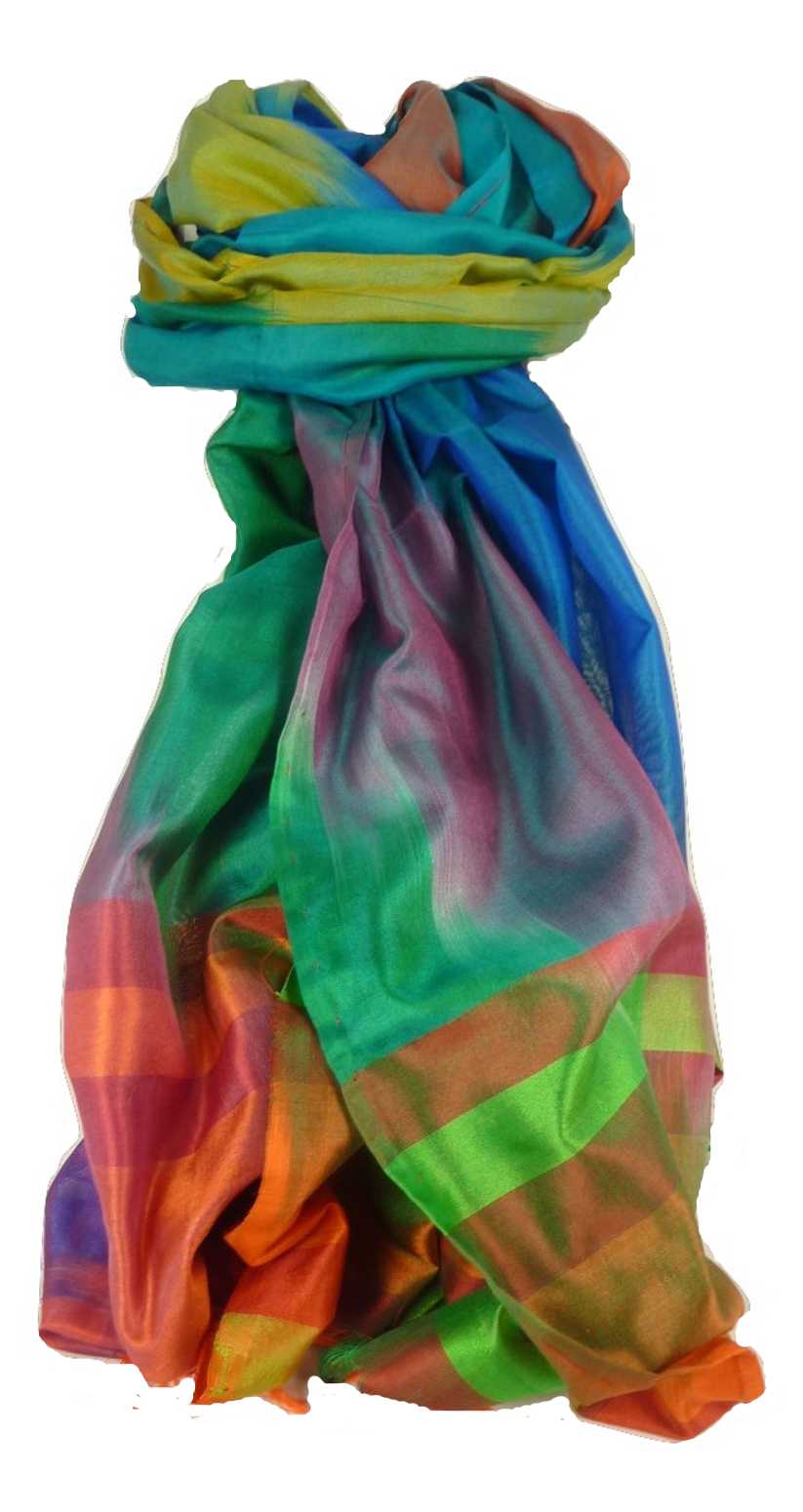 Varanasi Ekal Premium Silk Long Scarf Heritage Jai 1 by Pashmina & Silk