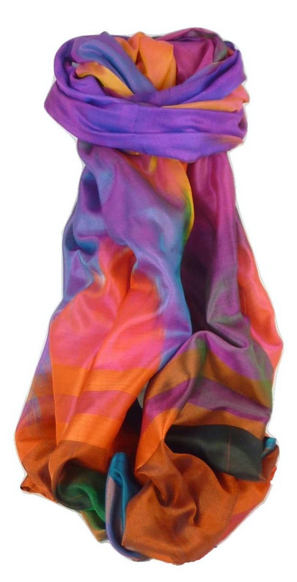 Varanasi Ekal Sciarpa di Seta Heritage Jindal 9 da Pashmina & Silk