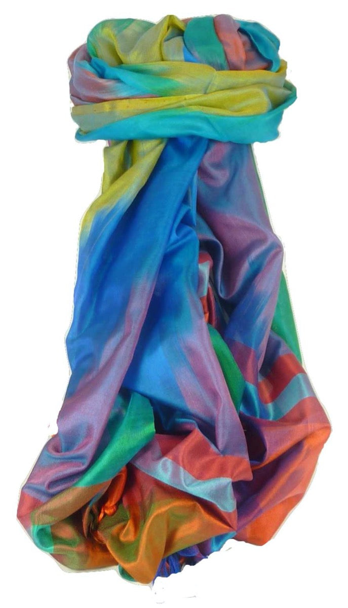Varanasi Ekal Sciarpa di Seta Heritage Bera 2 da Pashmina & Silk