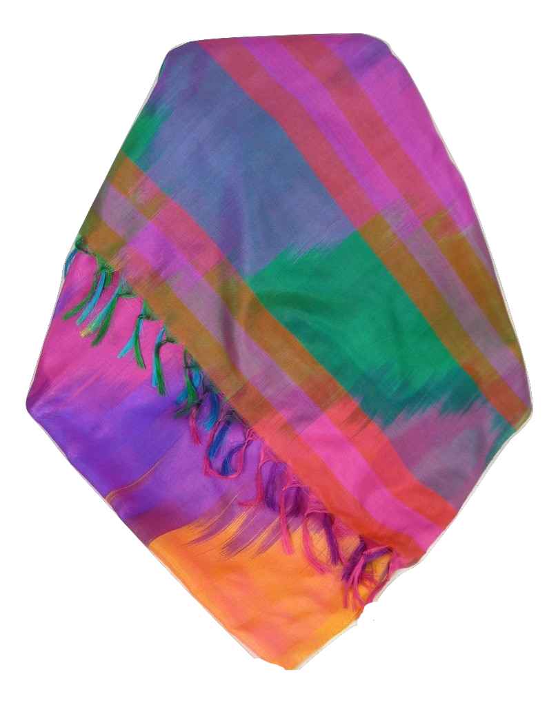 Varanasi Premium Silk Long Scarf 6699 GIFT BOX WRAPPED by Pashmina & Silk