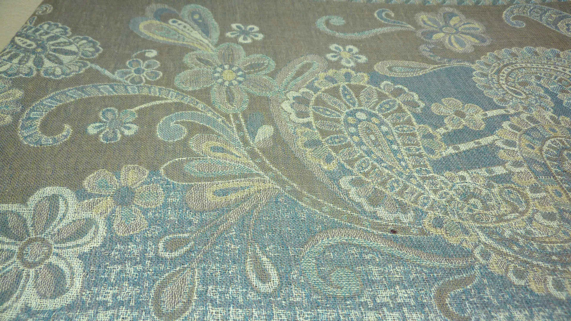 Per Uomo Muffler Sciarpa 9989 Lana Pashmina Fine di Pashmina & Silk