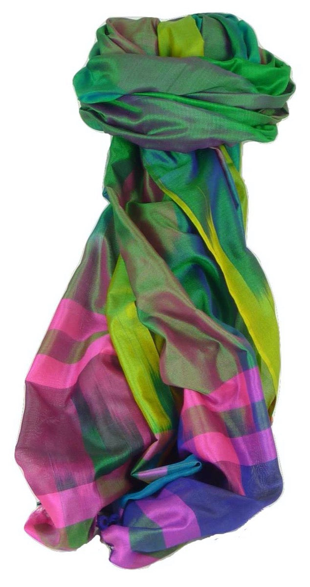 Varanasi Ekal Sciarpa di Seta Heritage Bera 8 da Pashmina & Silk