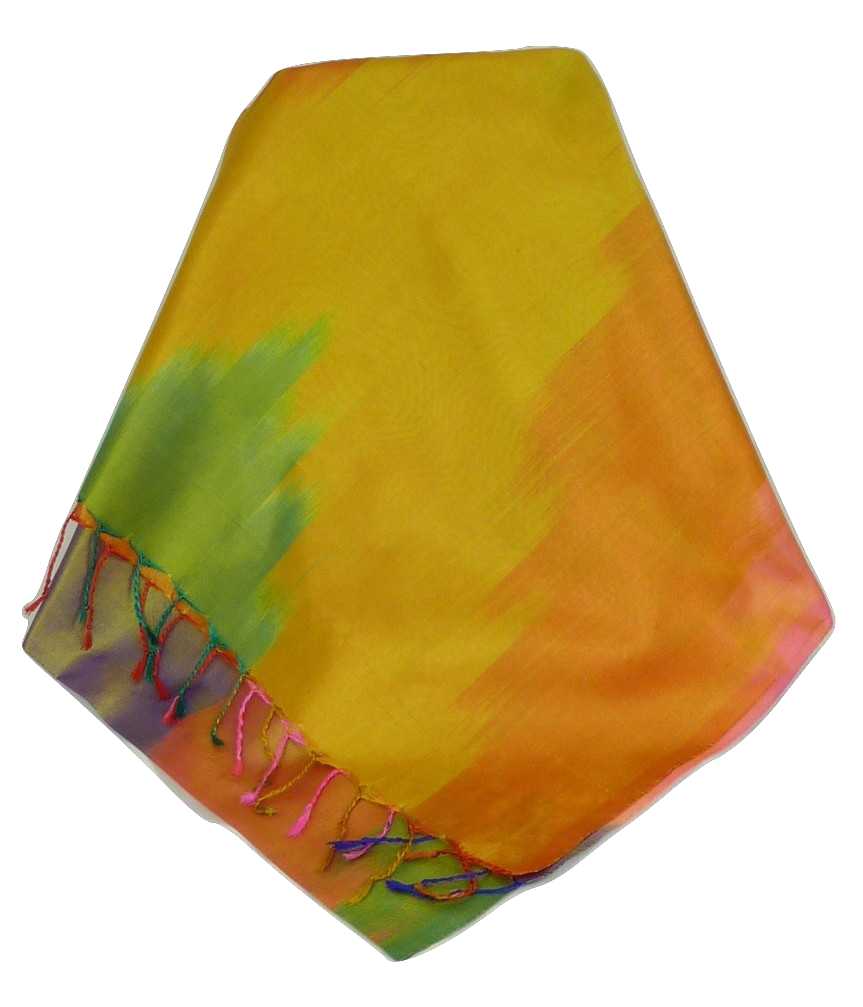 Varanasi Ekal Premium Silk Long Scarf Heritage Chana 7 by Pashmina & Silk
