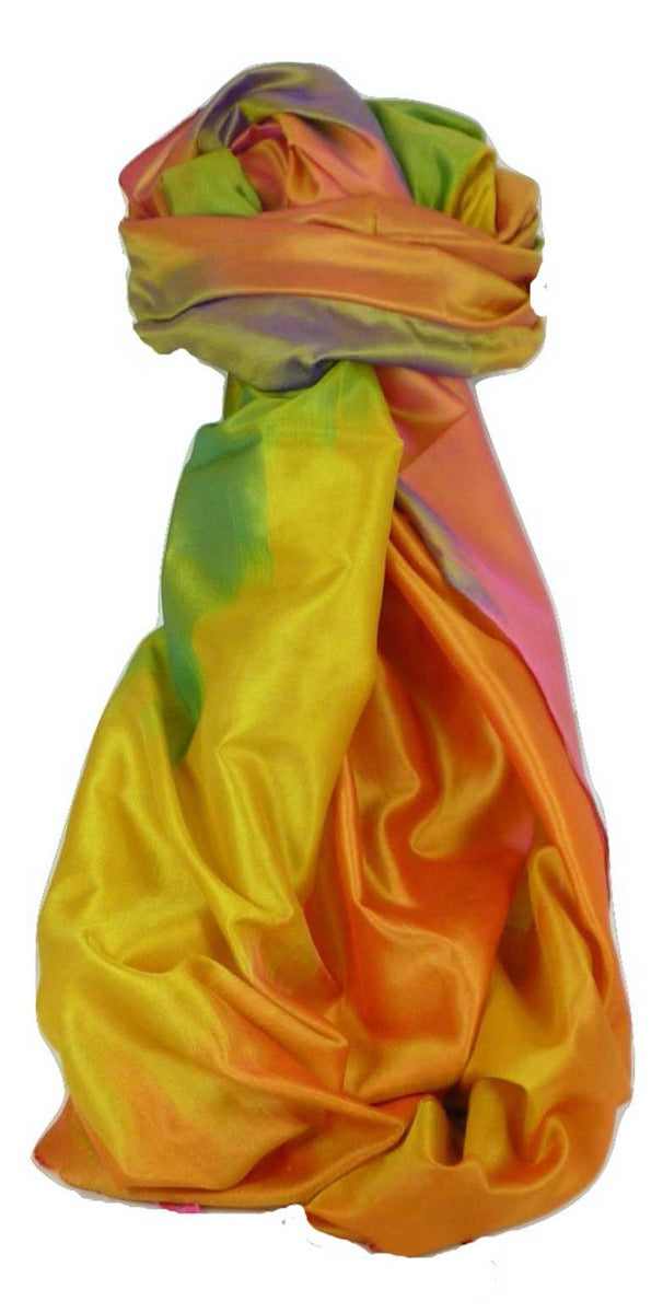 Varanasi Premium Silk Long Scarf 8099 GIFT BOX WRAPPED by Pashmina & Silk