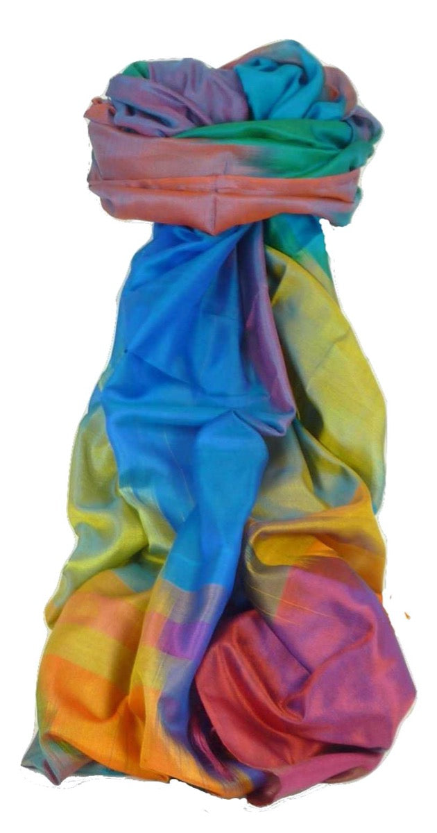 Varanasi Premium Silk Long Scarf 8129 GIFT BOX WRAPPED by Pashmina & Silk