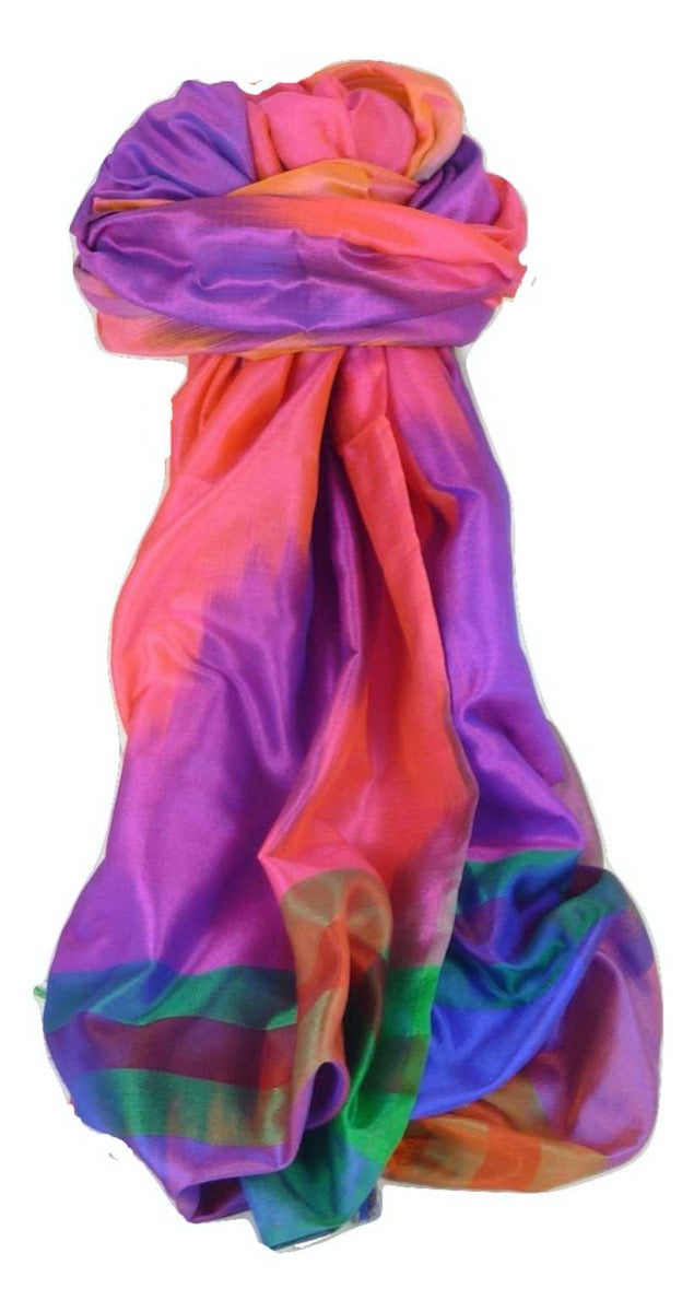 Varanasi Ekal Sciarpa di Seta Heritage Das 3 da Pashmina & Silk