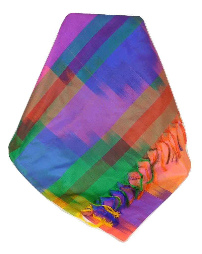 Varanasi Ekal Sciarpa di Seta Heritage Das 3 da Pashmina & Silk