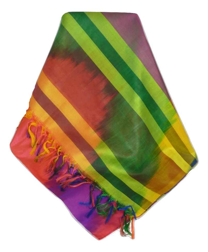 Varanasi Premium Silk Long Scarf 5029 GIFT BOX WRAPPED by Pashmina & Silk