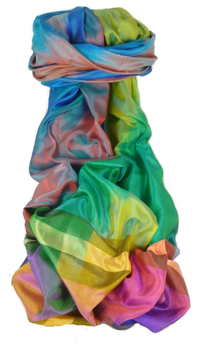 Varanasi Ekal Sciarpa di Seta Heritage Das 9 da Pashmina & Silk