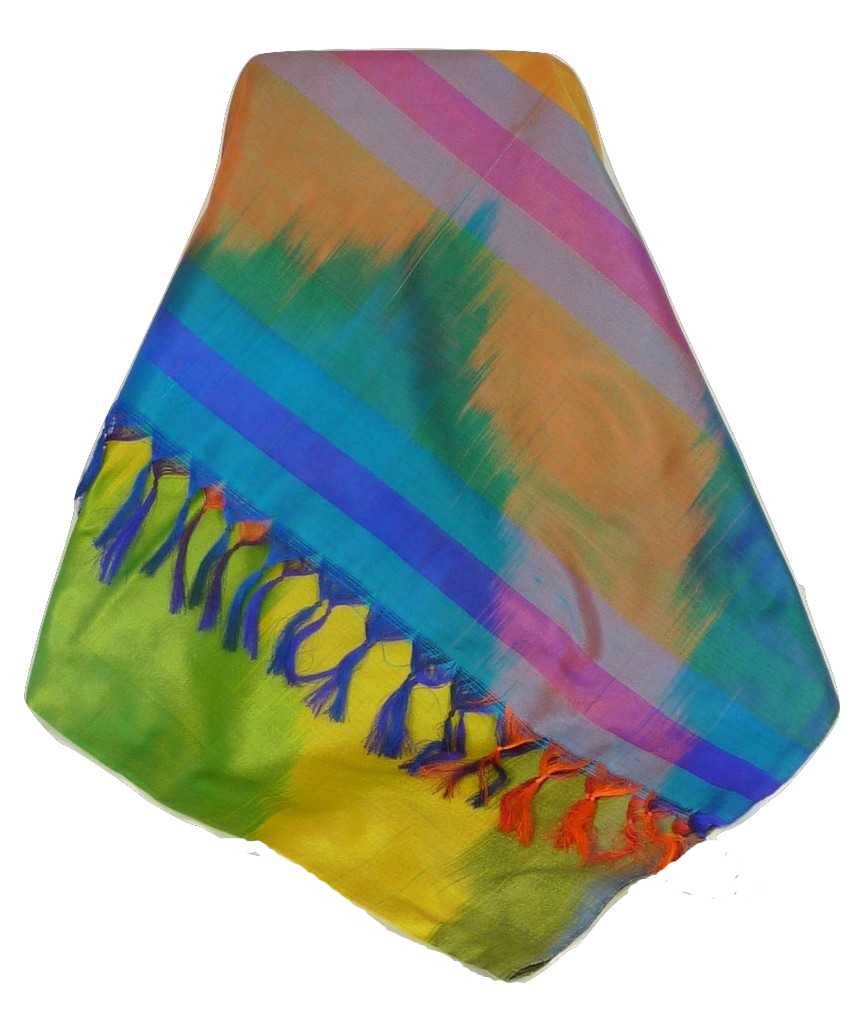 Varanasi Premium Silk Long Scarf 5579 GIFT BOX WRAPPED by Pashmina & Silk