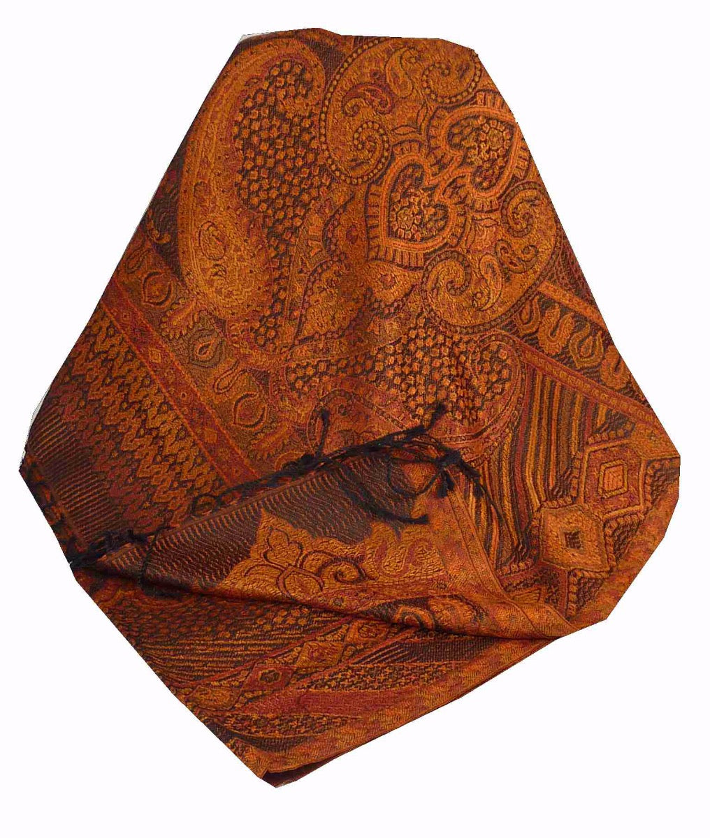 Für Männer Jamawar Stola Premium Seide 7679 von Pashmina & Silk