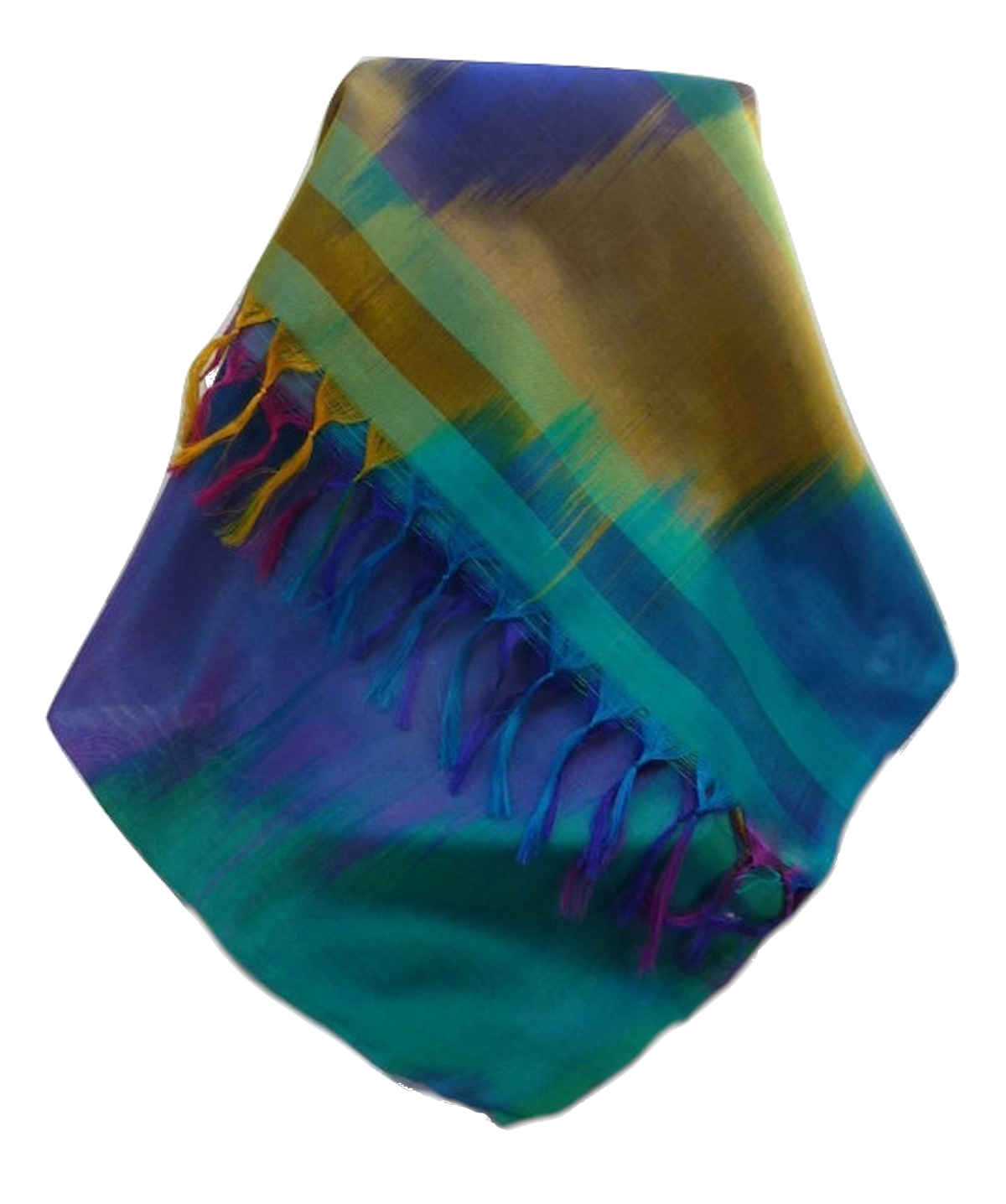 Varanasi Ekal Premium Silk Long Scarf Heritage Mangat 1 by Pashmina & Silk