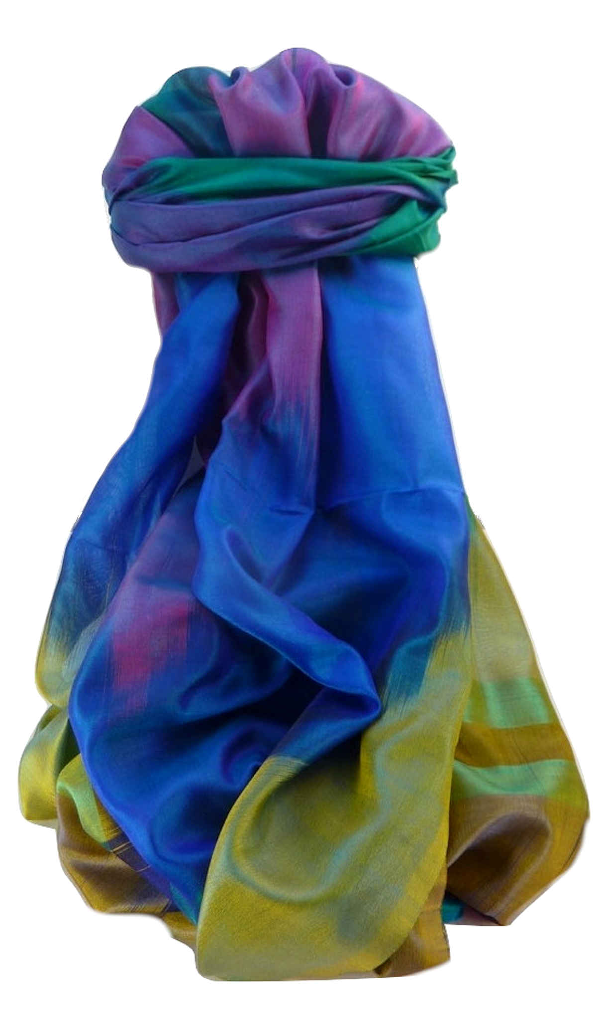 Varanasi Ekal Premium Silk Long Scarf Heritage Mangat 1 by Pashmina & Silk