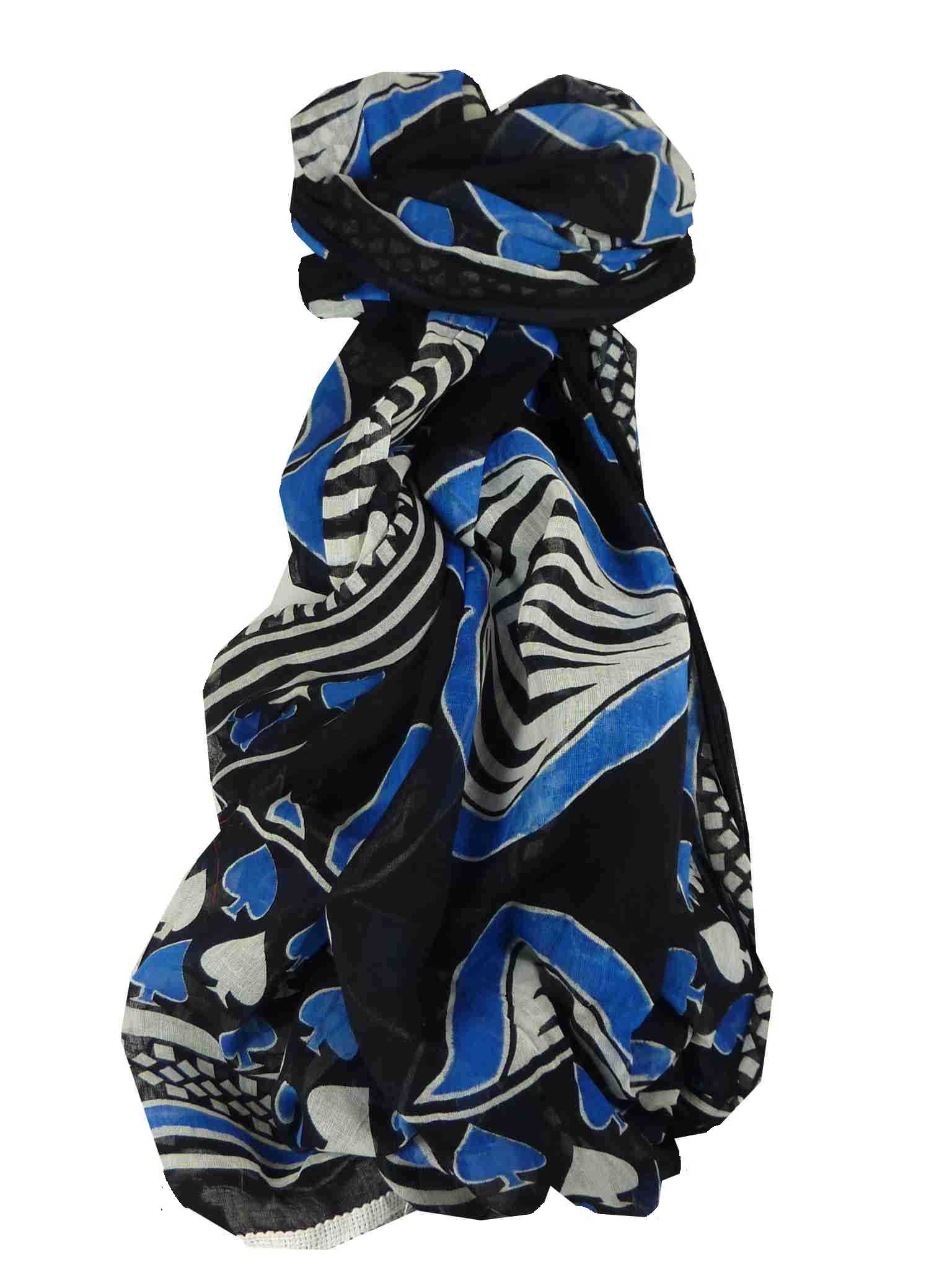 Dupatta Chandipur Sarong Scarf Azure by Pashmina & Silk