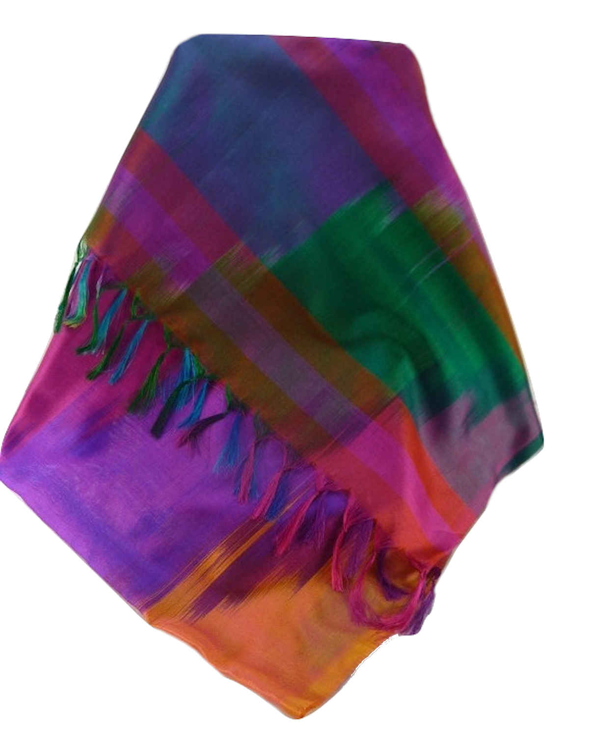 Varanasi Ekal Premium Silk Long Scarf Heritage Mangat 7 by Pashmina & Silk