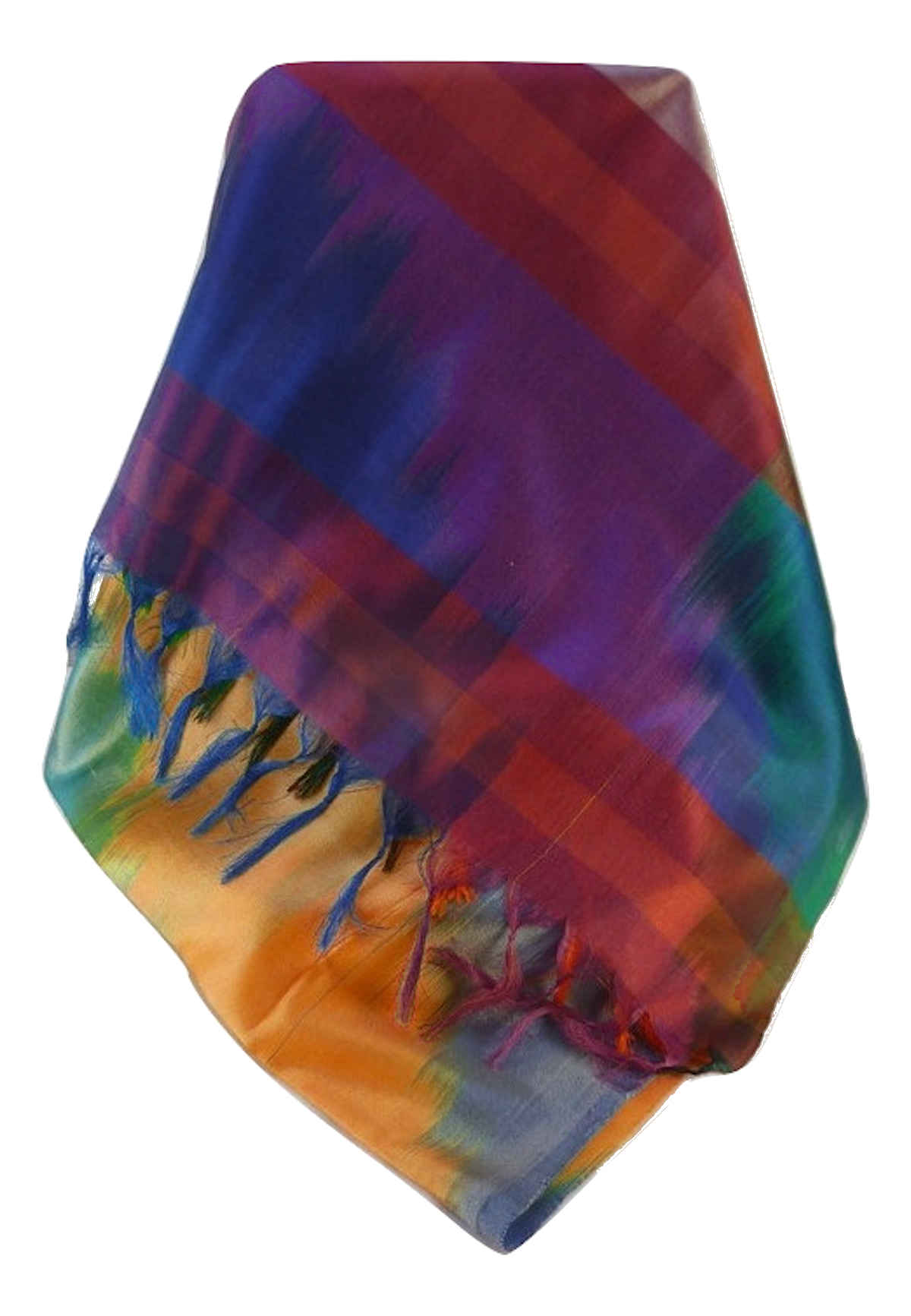 Varanasi Ekal Sciarpa di Seta Heritage Bandhi 8 da Pashmina & Silk