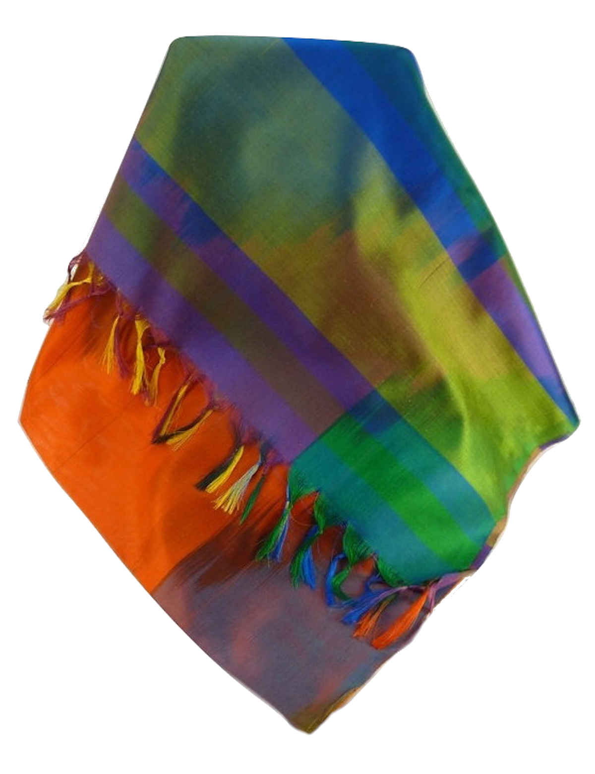 Varanasi Ekal Sciarpa di Seta Heritage Bandhi 9 da Pashmina & Silk