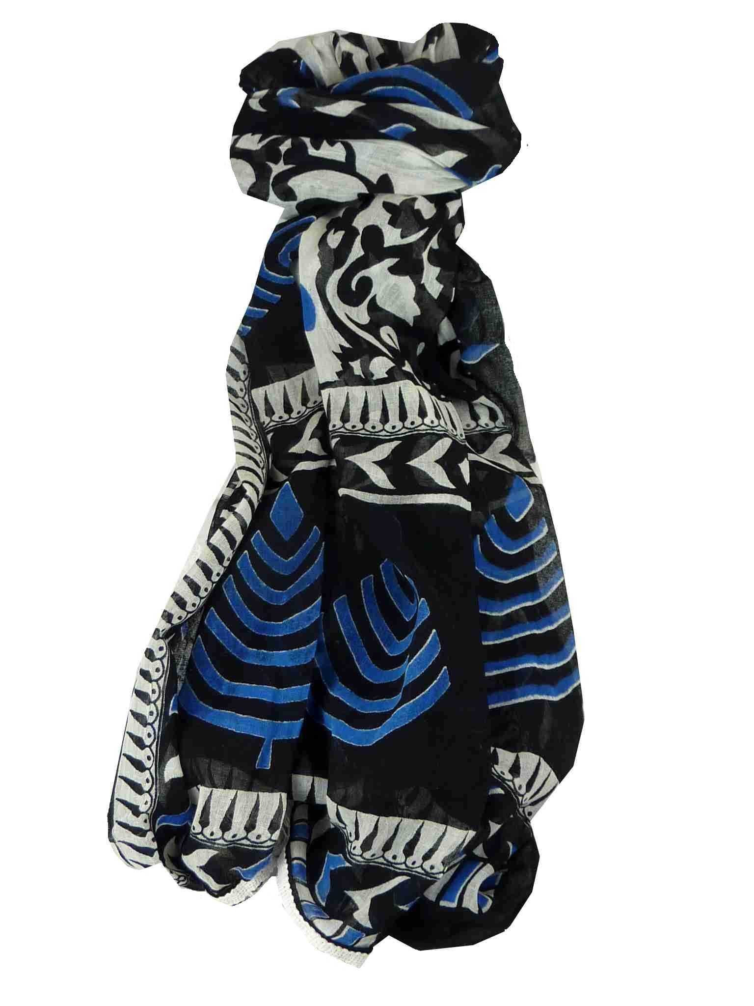 Dupatta Kandolim Sarong Scarf Azure by Pashmina & Silk