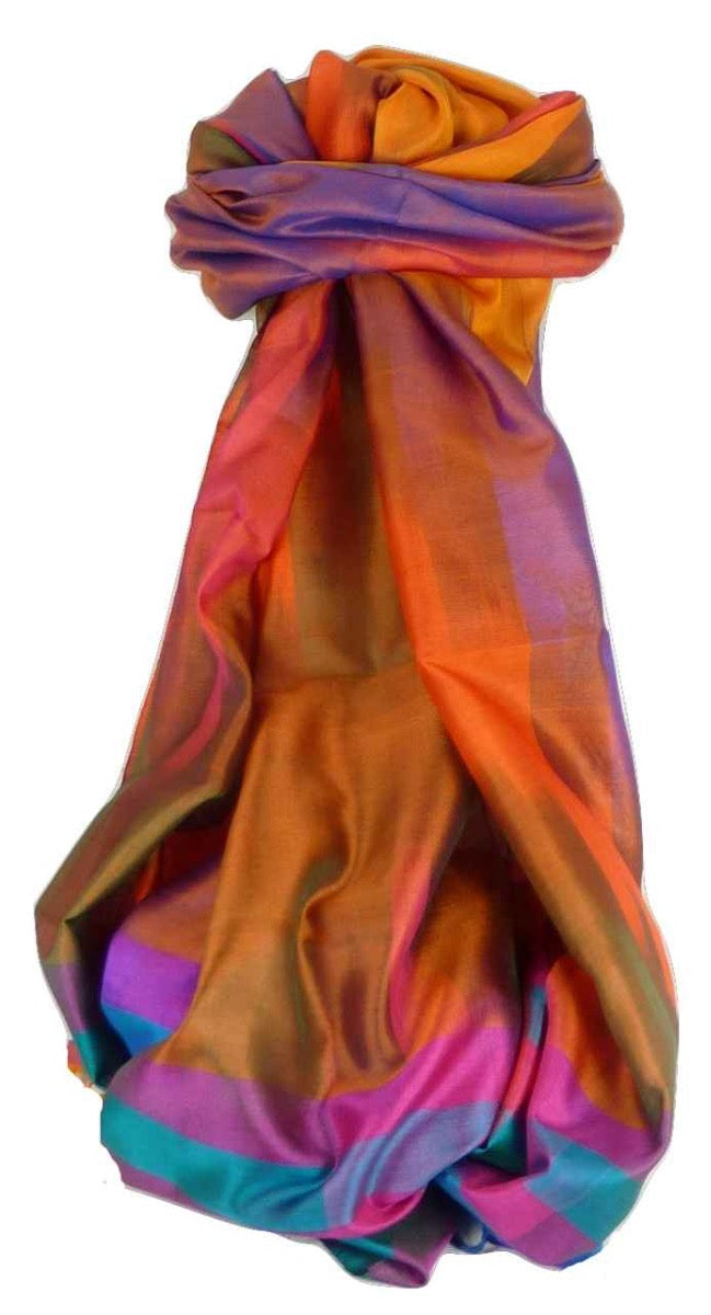 Varanasi Ekal Sciarpa di Seta Heritage Gulati 4 da Pashmina & Silk