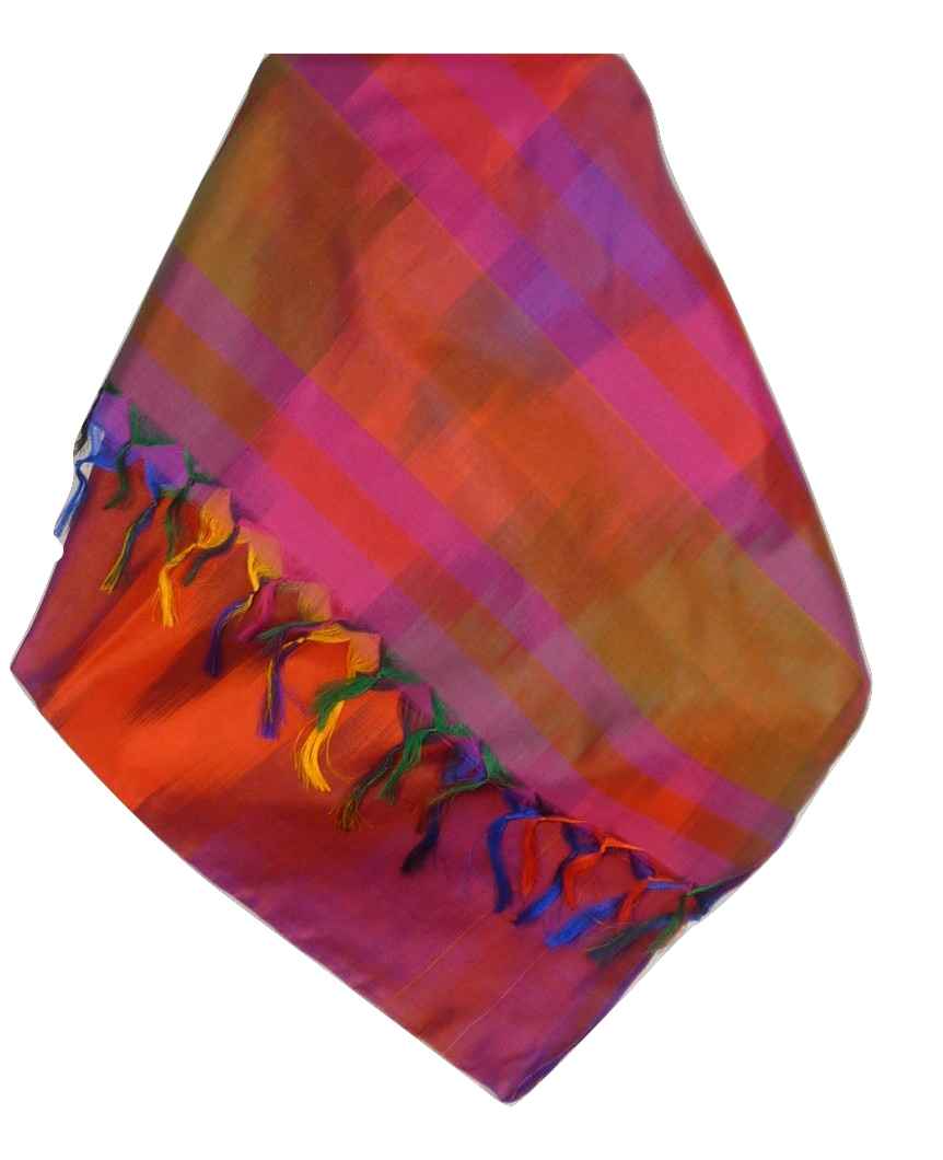 Varanasi Premium Silk Long Scarf 0819 GIFT BOX WRAPPED by Pashmina & Silk
