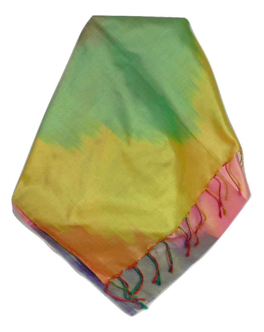Varanasi Premium Silk Long Scarf 0949 GIFT BOX WRAPPED by Pashmina & Silk