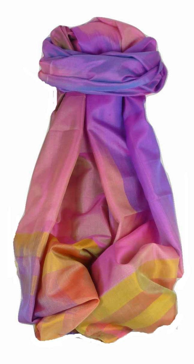 Varanasi Premium Silk Long Scarf 1199 GIFT BOX WRAPPED by Pashmina & Silk