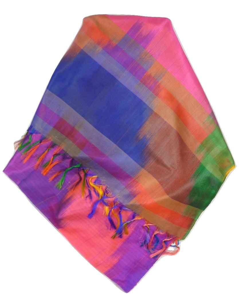 Varanasi Premium Silk Long Scarf 3469 GIFT BOX WRAPPED by Pashmina & Silk