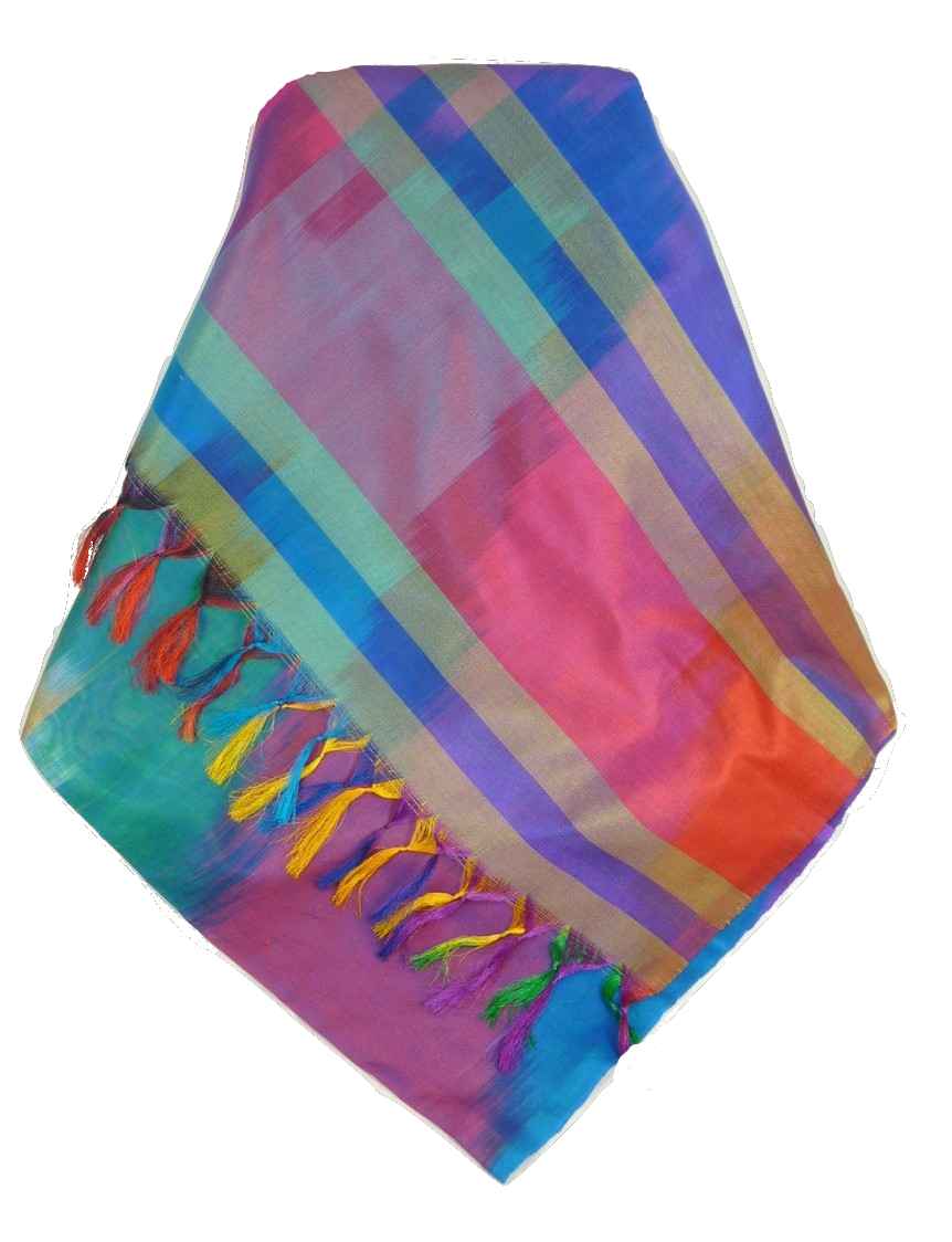 Varanasi Ekal Sciarpa di Seta Heritage Kurian 6 da Pashmina & Silk