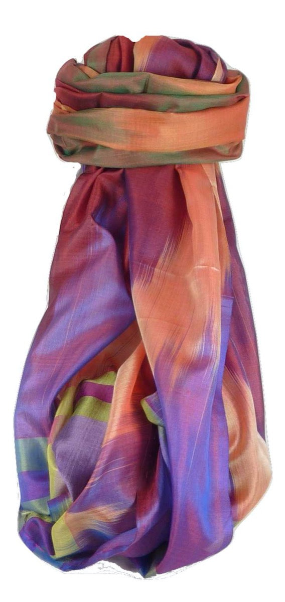 Varanasi Ekal Sciarpa di Seta Heritage Kurian 8 da Pashmina & Silk