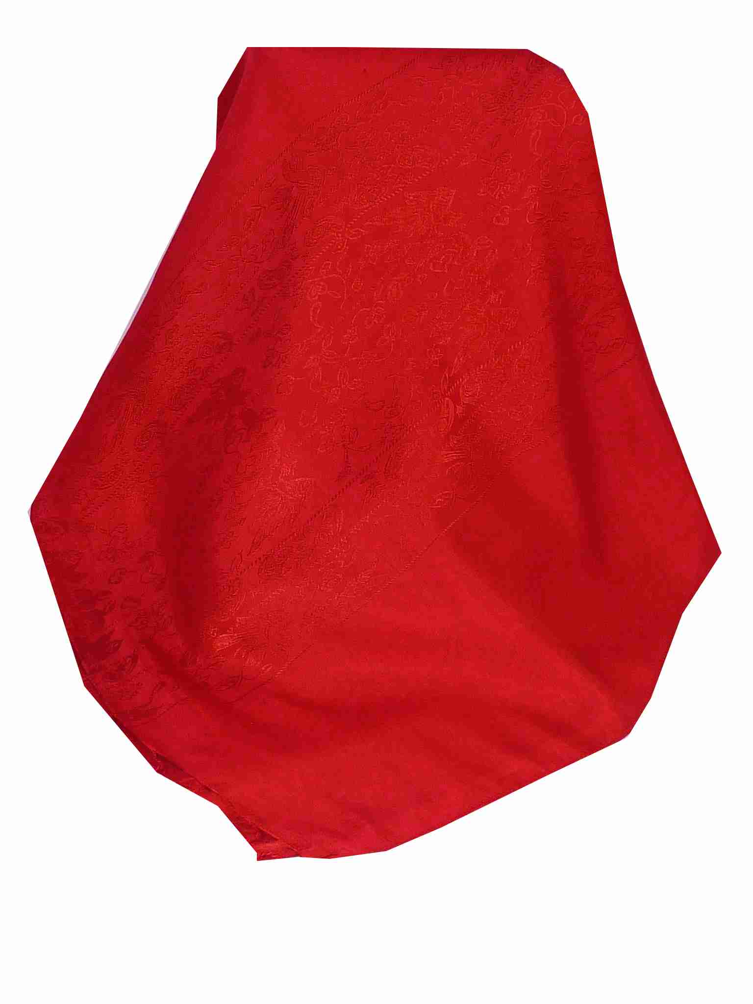 Sciarpa di Seta Reversible Vietnam Hoi-An Ba-Den Scarlet da Pashmina & Silk