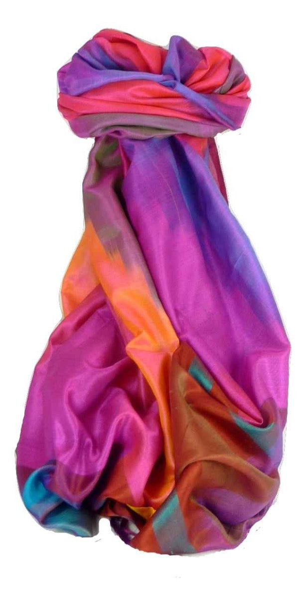 Varanasi Ekal Premium Silk Long Scarf Heritage Nath 5 by Pashmina & Silk