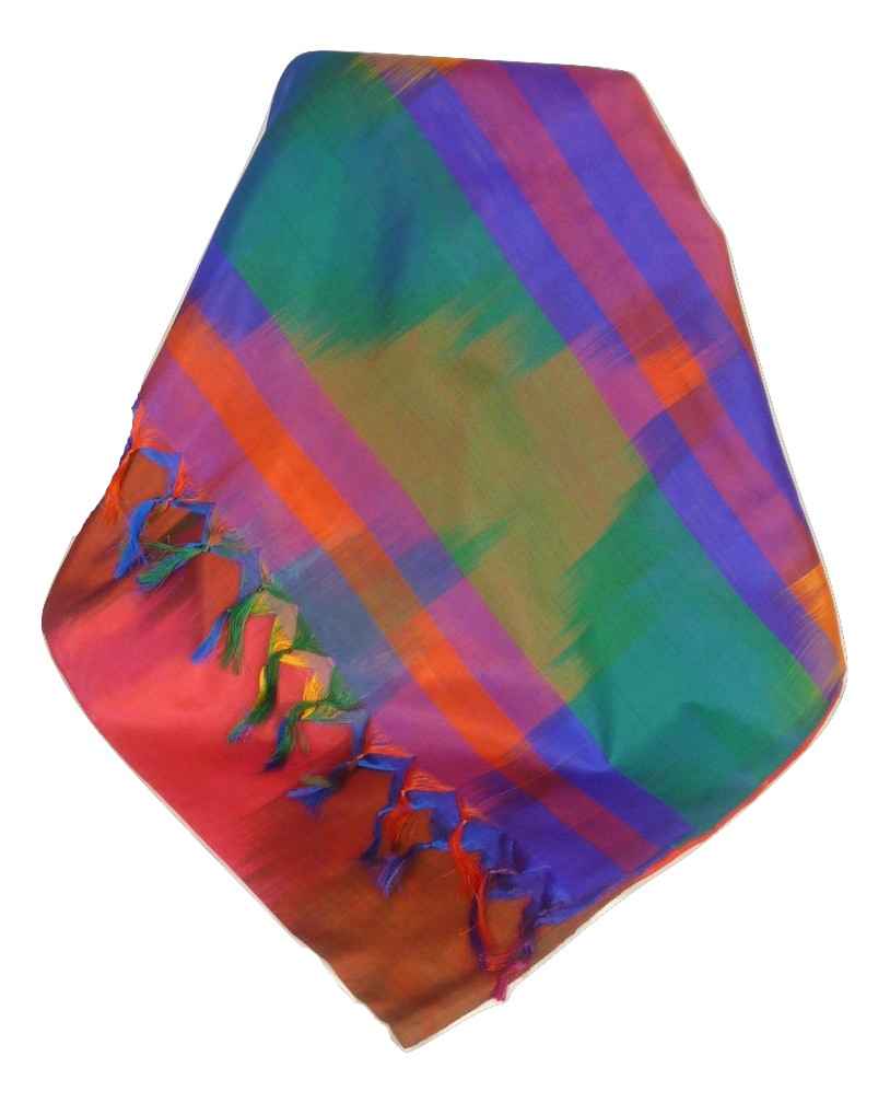 Varanasi Premium Silk Long Scarf 8649 GIFT BOX WRAPPED by Pashmina & Silk