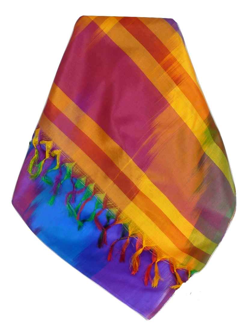 Varanasi Premium Silk Long Scarf 8939 GIFT BOX WRAPPED by Pashmina & Silk