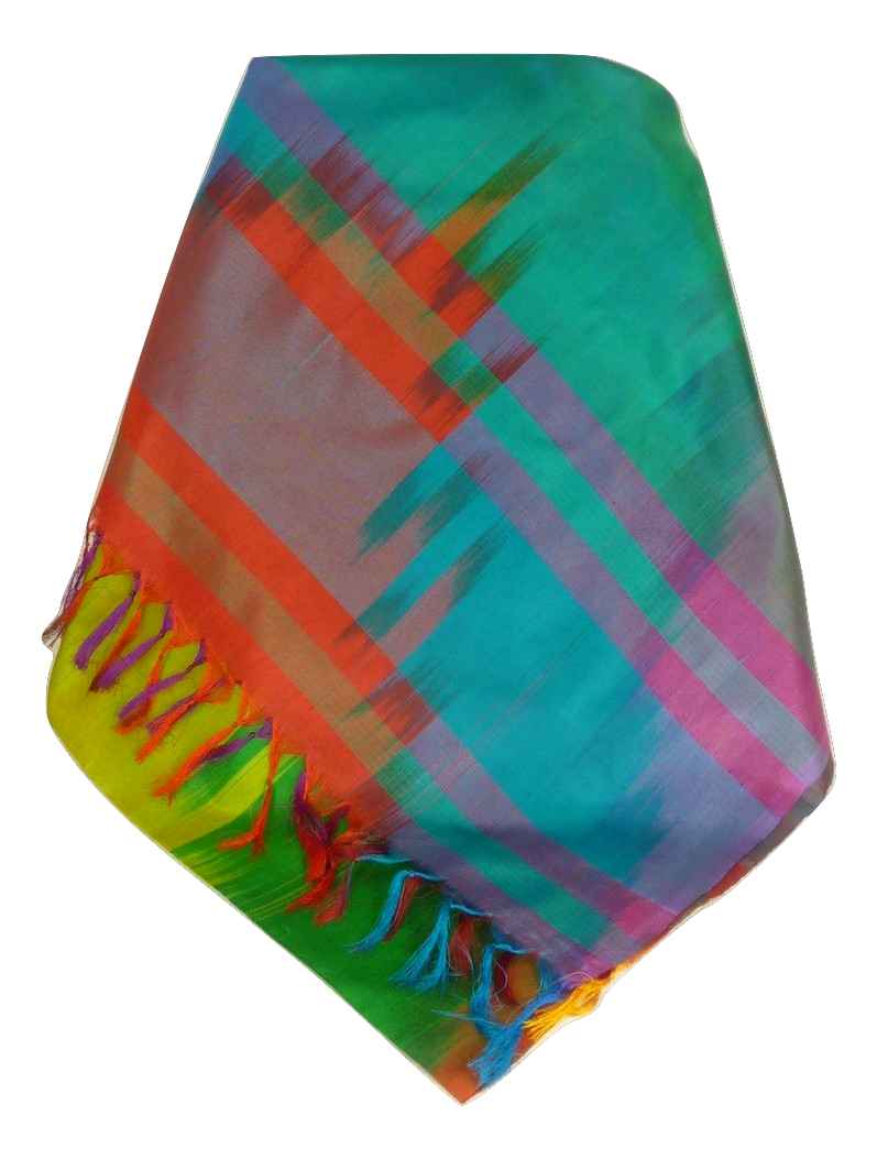 Varanasi Premium Silk Long Scarf 9059 GIFT BOX WRAPPED by Pashmina & Silk