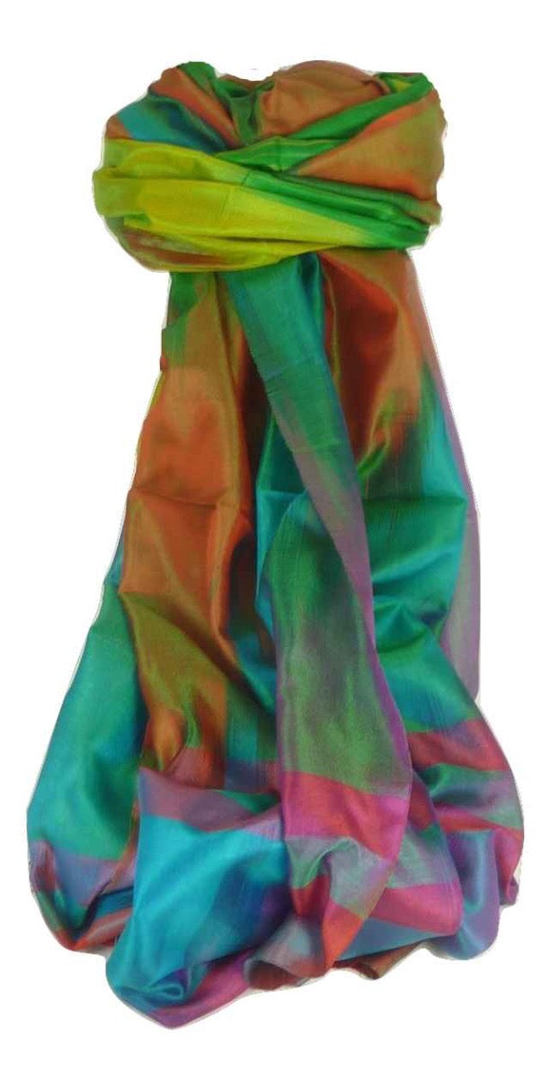 Varanasi Premium Silk Long Scarf 9059 GIFT BOX WRAPPED by Pashmina & Silk