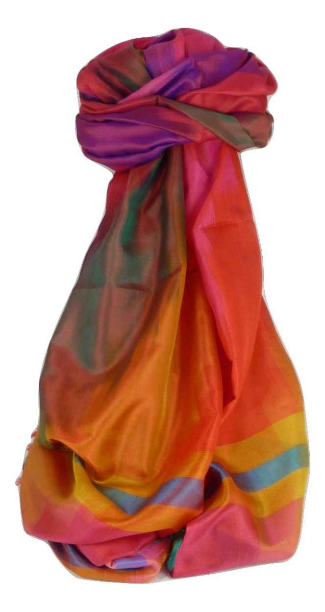 Varanasi Ekal Foulard de Soie Sangla 1 Gamme Heritage par Pashmina & Silk