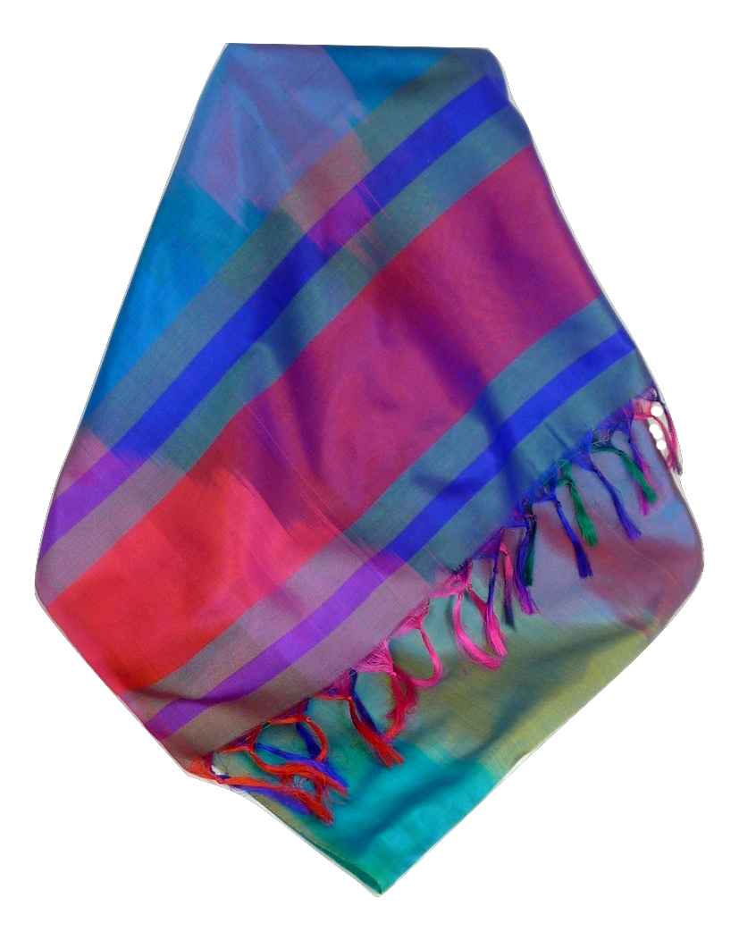 Varanasi Premium Silk Long Scarf 5259 GIFT BOX WRAPPED by Pashmina & Silk