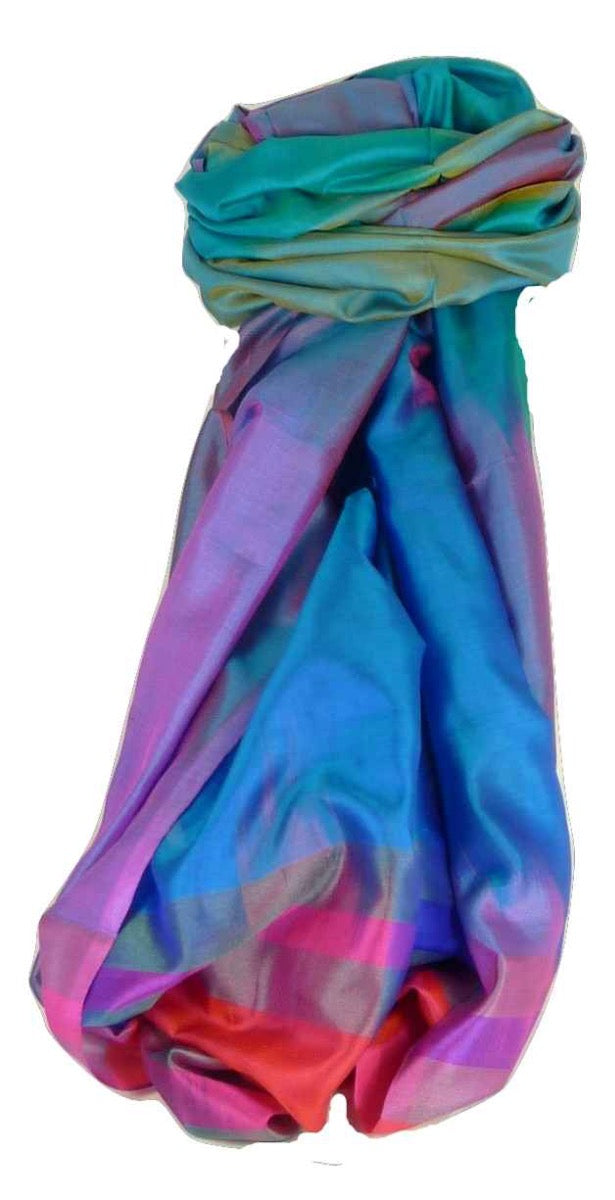 Varanasi Premium Silk Long Scarf 5259 GIFT BOX WRAPPED by Pashmina & Silk