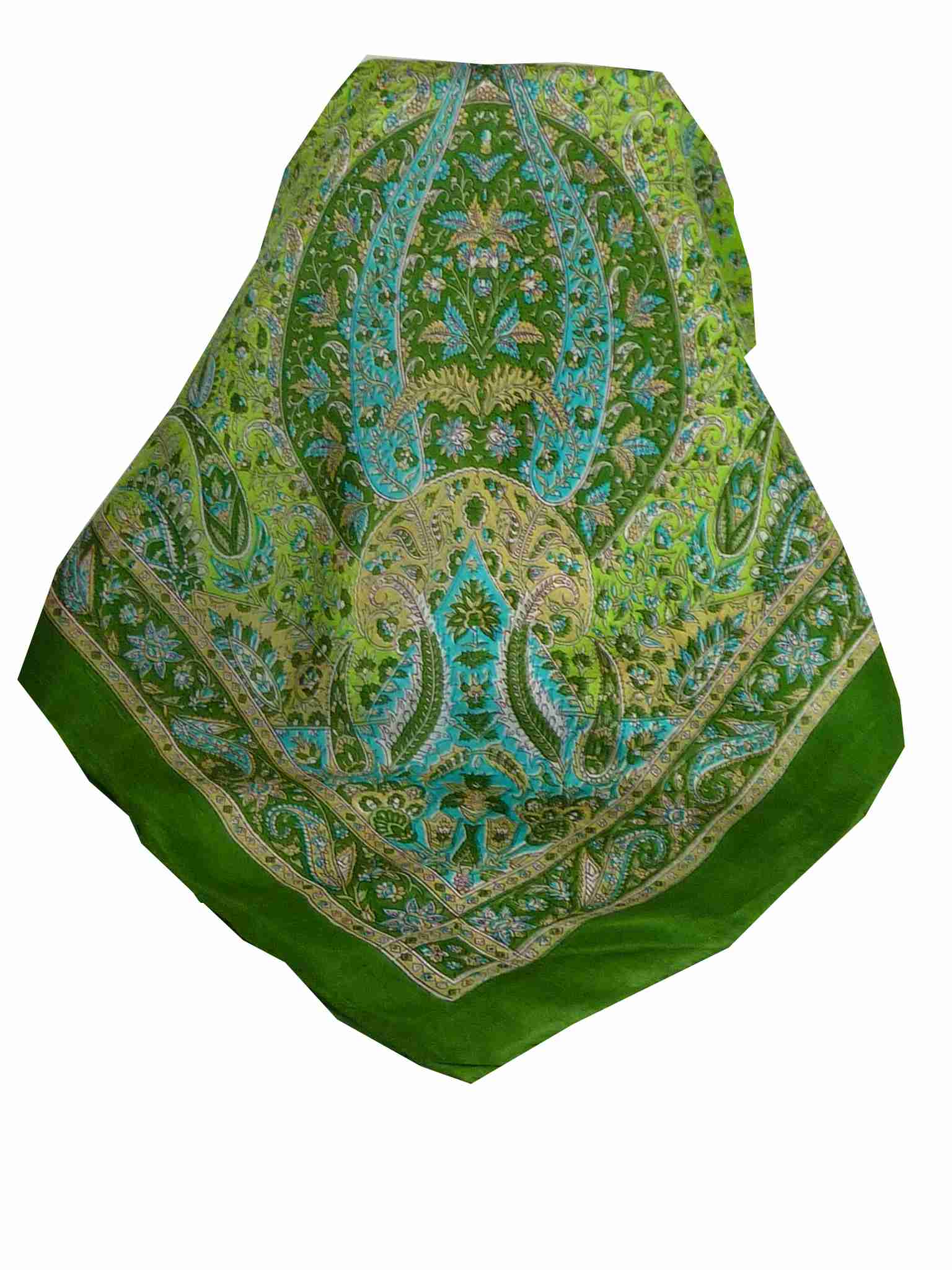 Echarpe Traditional Soie de Mûrier Kiara Sage de Pashmina & Silk 
