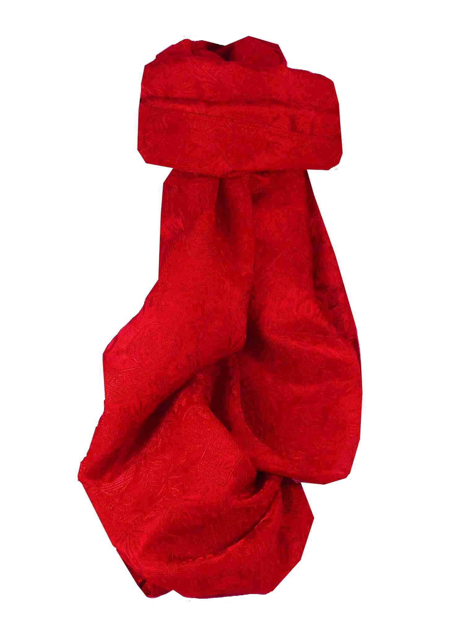 Sciarpa di Seta Reversible Vietnam Hoi-An Ha-Long Scarlet da Pashmina & Silk