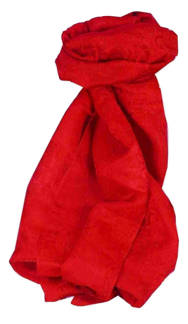 Sciarpa di Seta Reversible Vietnam Hoi-An Vung-Tau Scarlet  da Pashmina & Silk