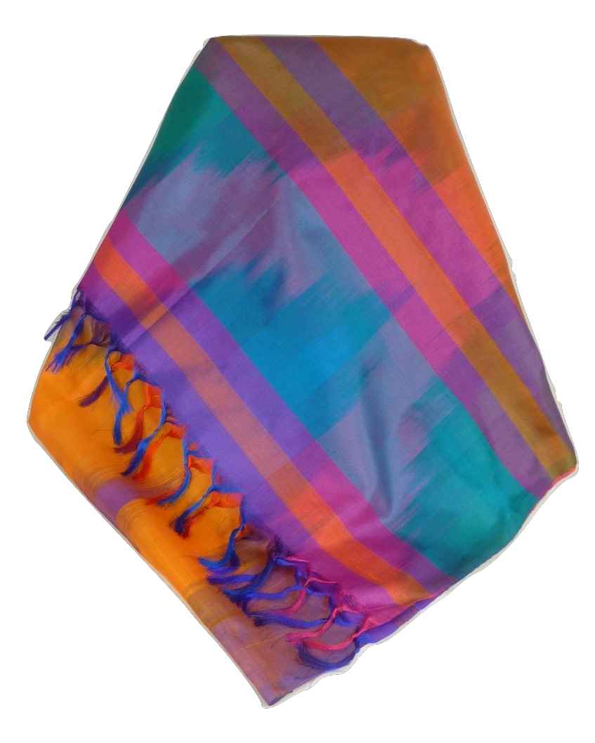 Varanasi Ekal Foulard de Soie Sangla 10 Gamme Heritage par Pashmina & Silk