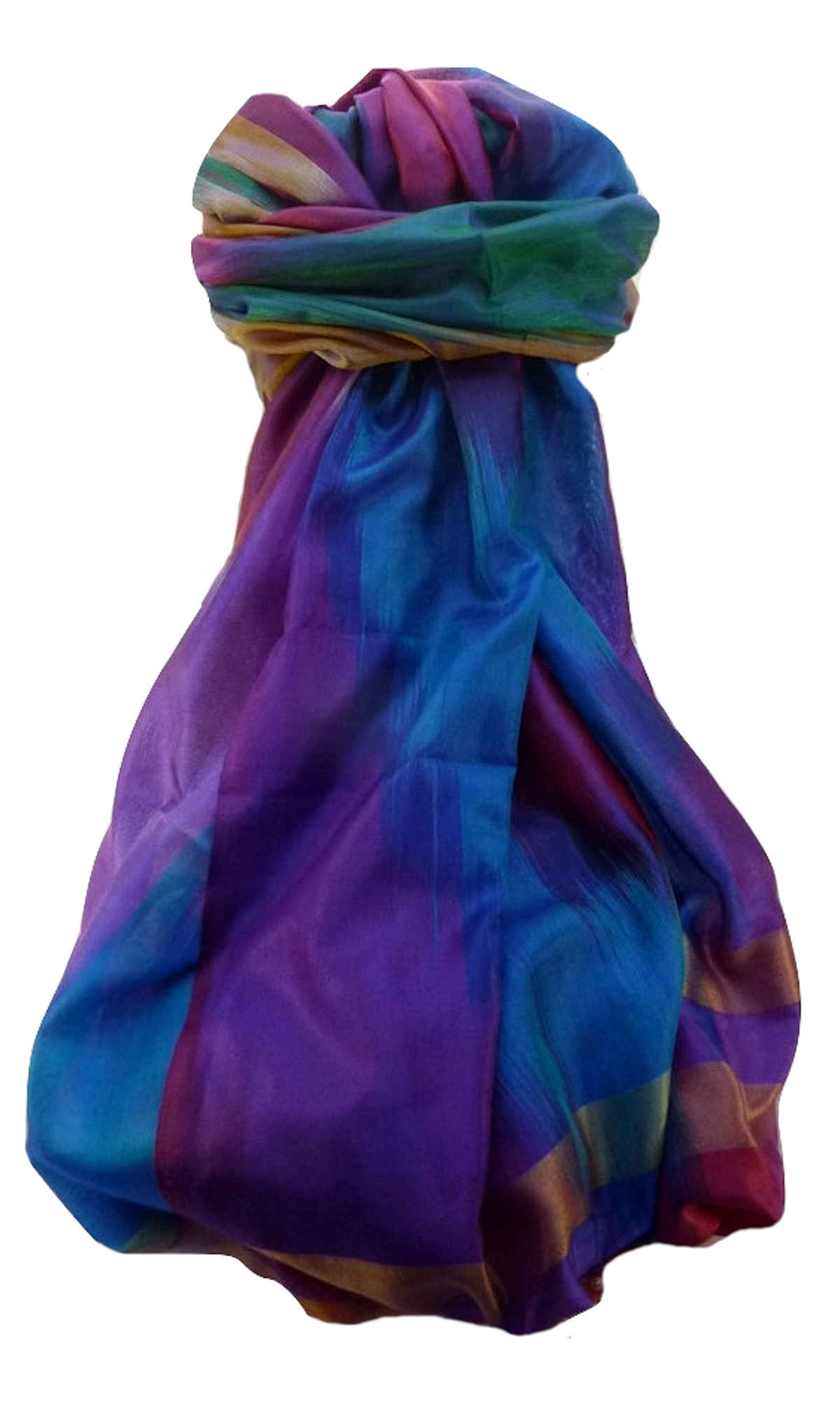 Varanasi Ekal Sciarpa di Seta Heritage Singh 3 da Pashmina & Silk