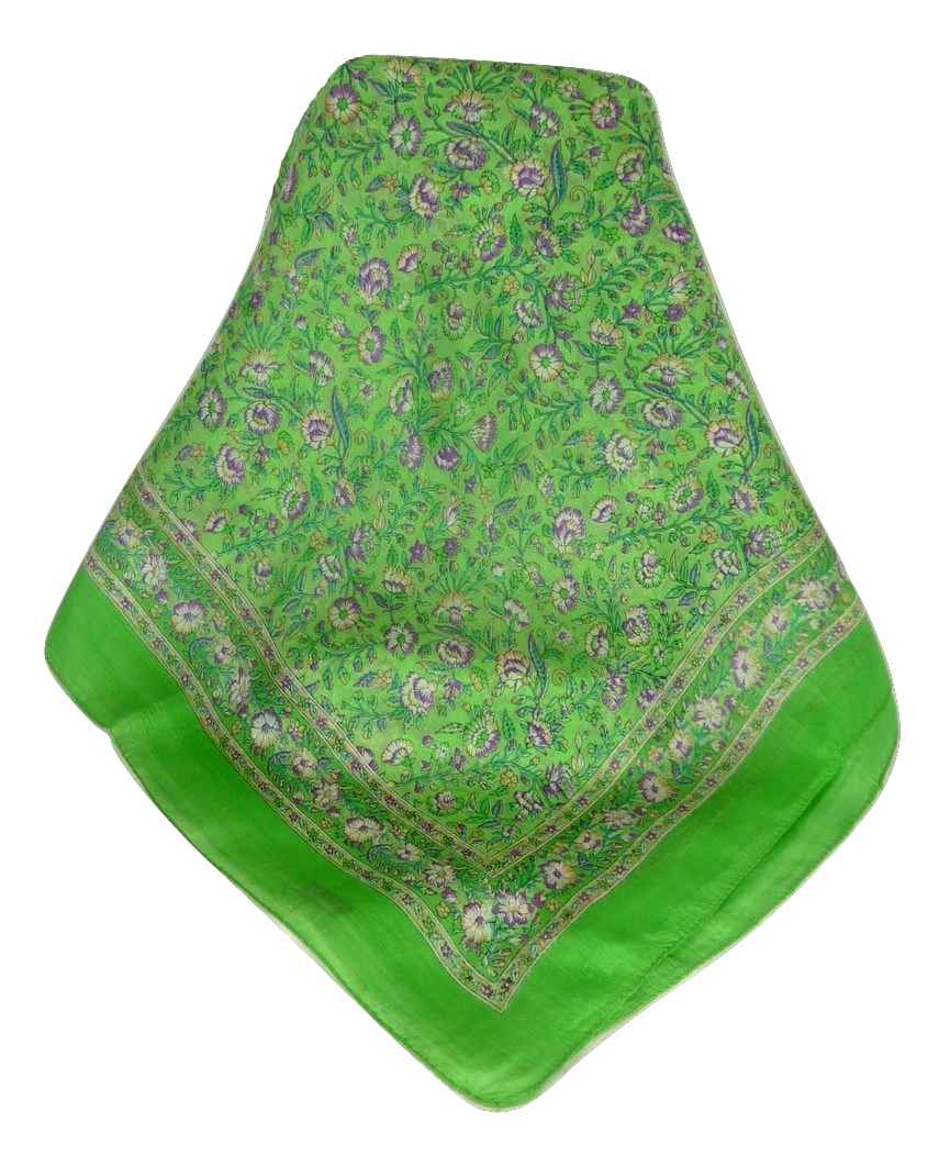 Mulberry Silk Traditional Square Scarf Imri Fern by Pashmina & Silk
