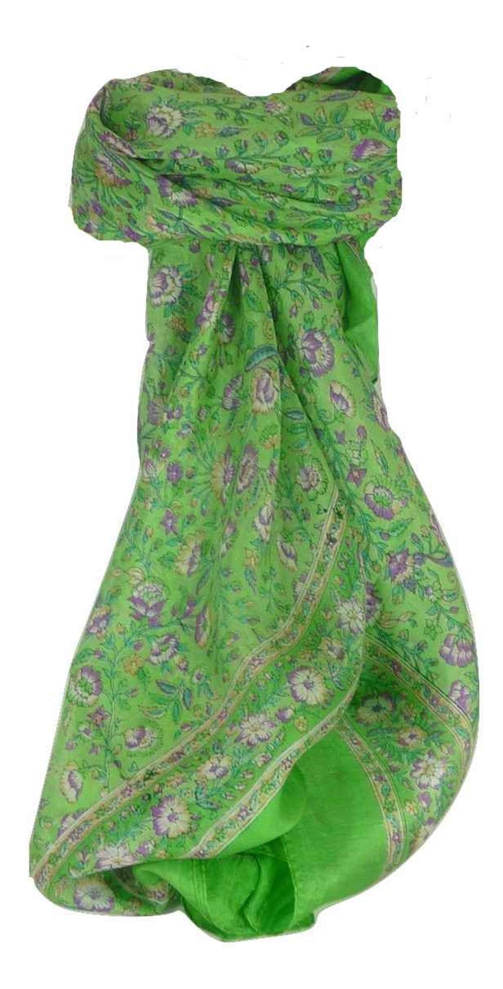 Mulberry Silk Traditional Square Scarf Imri Fern by Pashmina & Silk