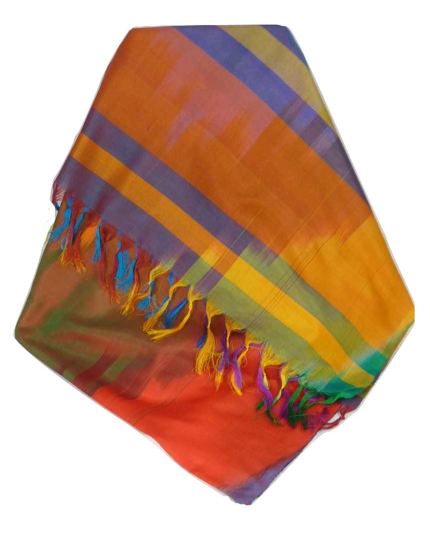 Varanasi Premium Silk Long Scarf 6409 GIFT BOX WRAPPED by Pashmina & Silk